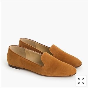 NWOB JCrew Suede Smoking Slippers